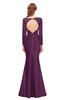 ColsBM Kenzie Dark P93 Bridesmaid Dresses Trumpet Lace Bateau Long Sleeve Floor Length Mature
