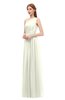 ColsBM Kendal Ivory Bridesmaid Dresses A-line Sleeveless Half Backless Pleated Elegant One Shoulder