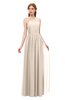 ColsBM Kendal Pastel Rose Tan Bridesmaid Dresses A-line Sleeveless Half Backless Pleated Elegant One Shoulder
