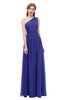ColsBM Kendal Purple Bridesmaid Dresses A-line Sleeveless Half Backless Pleated Elegant One Shoulder
