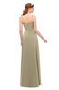 ColsBM Andrea Candied Ginger Bridesmaid Dresses Sexy Zipper Sleeveless Pleated Floor Length A-line