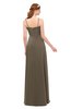 ColsBM Andrea Carafe Brown Bridesmaid Dresses Sexy Zipper Sleeveless Pleated Floor Length A-line