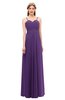 ColsBM Andrea Pansy Bridesmaid Dresses Sexy Zipper Sleeveless Pleated Floor Length A-line