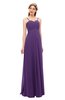 ColsBM Andrea Pansy Bridesmaid Dresses Sexy Zipper Sleeveless Pleated Floor Length A-line