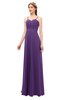 ColsBM Andrea Pansy Bridesmaid Dresses Sexy Zipper Sleeveless Pleated Floor Length A-line