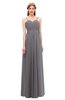 ColsBM Andrea Storm Front Bridesmaid Dresses Sexy Zipper Sleeveless Pleated Floor Length A-line