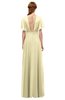 ColsBM Darcy Anise Flower Bridesmaid Dresses Pleated Modern Jewel Short Sleeve Lace up Floor Length