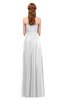 ColsBM Rian Cloud White Bridesmaid Dresses Sleeveless Ruching A-line Glamorous Half Backless Spaghetti