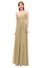 ColsBM Rian Curds & Whey Bridesmaid Dresses Sleeveless Ruching A-line Glamorous Half Backless Spaghetti