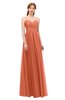 ColsBM Rian Flamingo Bridesmaid Dresses Sleeveless Ruching A-line Glamorous Half Backless Spaghetti