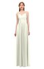 ColsBM Rian Ivory Bridesmaid Dresses Sleeveless Ruching A-line Glamorous Half Backless Spaghetti
