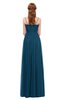 ColsBM Rian Moroccan Blue Bridesmaid Dresses Sleeveless Ruching A-line Glamorous Half Backless Spaghetti
