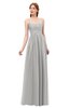 ColsBM Rian Platinum Bridesmaid Dresses Sleeveless Ruching A-line Glamorous Half Backless Spaghetti