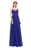 ColsBM Rian Spectrum Blue Bridesmaid Dresses Sleeveless Ruching A-line Glamorous Half Backless Spaghetti