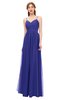 ColsBM Rian Spectrum Blue Bridesmaid Dresses Sleeveless Ruching A-line Glamorous Half Backless Spaghetti