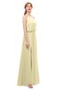 ColsBM Jackie Anise Flower Bridesmaid Dresses Casual Floor Length Halter Split-Front Sleeveless Backless