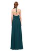 ColsBM Jackie Blue Green Bridesmaid Dresses Casual Floor Length Halter Split-Front Sleeveless Backless