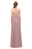 ColsBM Jackie Bridal Rose Bridesmaid Dresses Casual Floor Length Halter Split-Front Sleeveless Backless