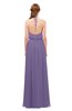 ColsBM Jackie Chalk Violet Bridesmaid Dresses Casual Floor Length Halter Split-Front Sleeveless Backless