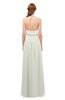 ColsBM Jackie Cream Bridesmaid Dresses Casual Floor Length Halter Split-Front Sleeveless Backless