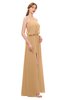ColsBM Jackie Desert Mist Bridesmaid Dresses Casual Floor Length Halter Split-Front Sleeveless Backless