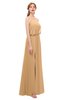 ColsBM Jackie Desert Mist Bridesmaid Dresses Casual Floor Length Halter Split-Front Sleeveless Backless