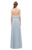 ColsBM Jackie Illusion Blue Bridesmaid Dresses Casual Floor Length Halter Split-Front Sleeveless Backless