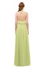 ColsBM Jackie Lime Green Bridesmaid Dresses Casual Floor Length Halter Split-Front Sleeveless Backless