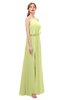 ColsBM Jackie Lime Sherbet Bridesmaid Dresses Casual Floor Length Halter Split-Front Sleeveless Backless