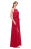 ColsBM Jackie Lollipop Bridesmaid Dresses Casual Floor Length Halter Split-Front Sleeveless Backless