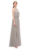ColsBM Jackie Mushroom Bridesmaid Dresses Casual Floor Length Halter Split-Front Sleeveless Backless