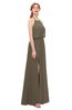 ColsBM Jackie Otter Bridesmaid Dresses Casual Floor Length Halter Split-Front Sleeveless Backless