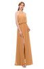 ColsBM Jackie Pheasant Bridesmaid Dresses Casual Floor Length Halter Split-Front Sleeveless Backless