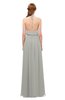 ColsBM Jackie Platinum Bridesmaid Dresses Casual Floor Length Halter Split-Front Sleeveless Backless