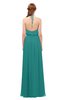 ColsBM Jackie Porcelain Bridesmaid Dresses Casual Floor Length Halter Split-Front Sleeveless Backless