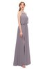 ColsBM Jackie Sea Fog Bridesmaid Dresses Casual Floor Length Halter Split-Front Sleeveless Backless
