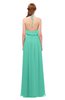 ColsBM Jackie Seafoam Green Bridesmaid Dresses Casual Floor Length Halter Split-Front Sleeveless Backless
