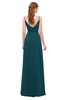 ColsBM Ocean Blue Green Bridesmaid Dresses Elegant A-line Backless Floor Length Sleeveless Sash