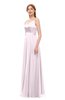 ColsBM Ocean Blush Bridesmaid Dresses Elegant A-line Backless Floor Length Sleeveless Sash