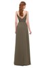 ColsBM Ocean Carafe Brown Bridesmaid Dresses Elegant A-line Backless Floor Length Sleeveless Sash