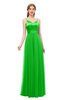 ColsBM Ocean Classic Green Bridesmaid Dresses Elegant A-line Backless Floor Length Sleeveless Sash