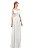 ColsBM Ocean Cloud White Bridesmaid Dresses Elegant A-line Backless Floor Length Sleeveless Sash