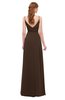 ColsBM Ocean Copper Bridesmaid Dresses Elegant A-line Backless Floor Length Sleeveless Sash