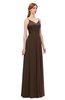 ColsBM Ocean Copper Bridesmaid Dresses Elegant A-line Backless Floor Length Sleeveless Sash