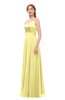 ColsBM Ocean Daffodil Bridesmaid Dresses Elegant A-line Backless Floor Length Sleeveless Sash