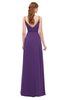 ColsBM Ocean Dark Purple Bridesmaid Dresses Elegant A-line Backless Floor Length Sleeveless Sash