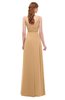 ColsBM Ocean Desert Mist Bridesmaid Dresses Elegant A-line Backless Floor Length Sleeveless Sash