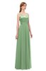 ColsBM Ocean Fair Green Bridesmaid Dresses Elegant A-line Backless Floor Length Sleeveless Sash