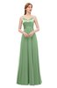 ColsBM Ocean Fair Green Bridesmaid Dresses Elegant A-line Backless Floor Length Sleeveless Sash
