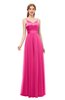ColsBM Ocean Fandango Pink Bridesmaid Dresses Elegant A-line Backless Floor Length Sleeveless Sash